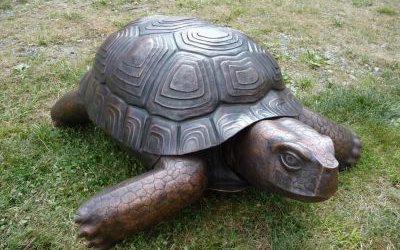 景區戶外草坪創意玻璃鋼浮雕烏龜雕塑