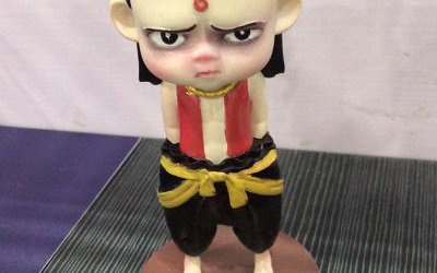 商場電影院創(chuàng)意卡通擺件玻璃鋼哪吒雕塑