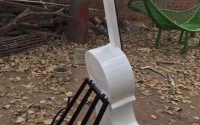 戶外玻璃鋼創意大提琴雕塑